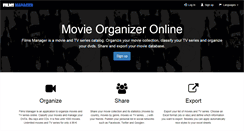 Desktop Screenshot of filmsmanager.com